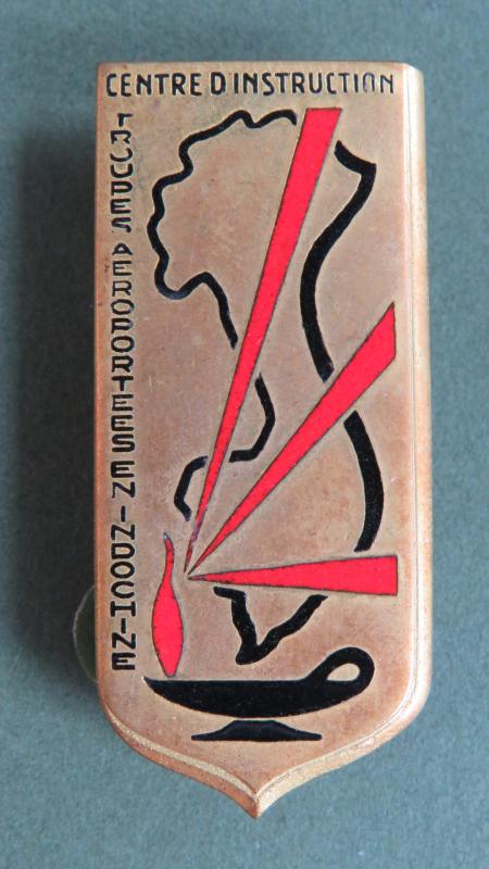 France Army C.I.T.A.P.I. ( Le Centre d'Instruction des Troupes Aéroportées en Indochine) Pocket Crest