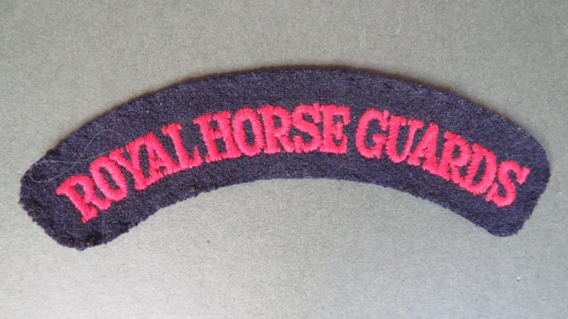 British Army 1940's Royal Horse Guards Shoulder Title
