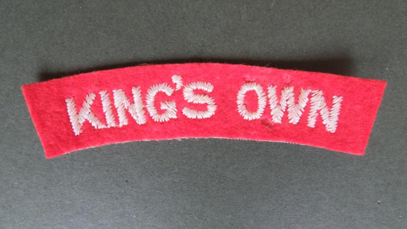British Army The King's Own (Royal Lancaster Regiment) Shoulder Title