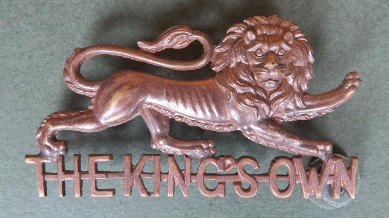 British Army The King's Own (Royal Lancaster Regiment) OSD Collar Badge