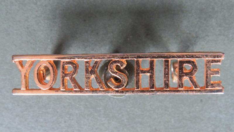 British Army The Yorkshire Brigade / Volunteers Officer's Shoulder Title