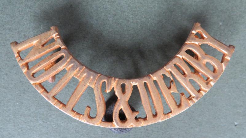 British Army Sherwood Foresters (Nottinghamshire and Derbyshire Regiment) Officers' Shoulder Title
