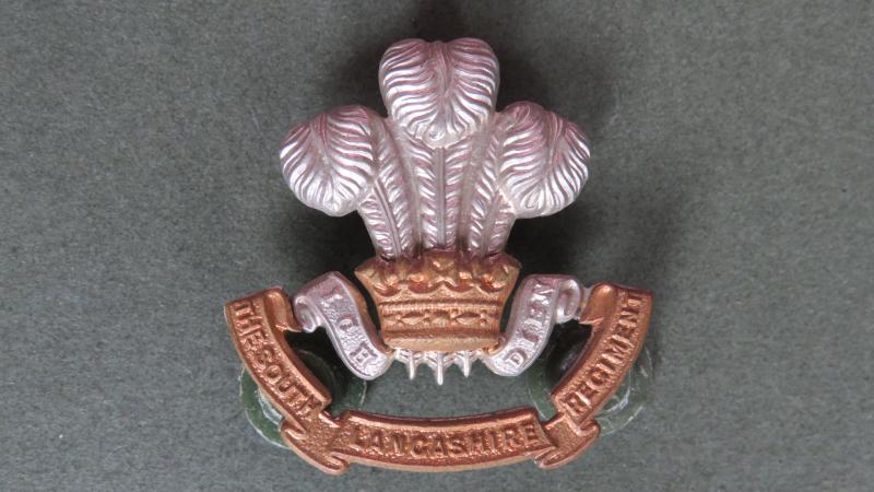 British Army The South Lancashire Regiment (The Price of Wales's Volunteers) Collar Badge