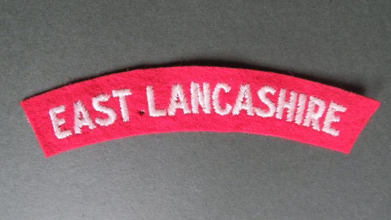 British Army WW2 The East Lancashire Regiment Shoulder Title