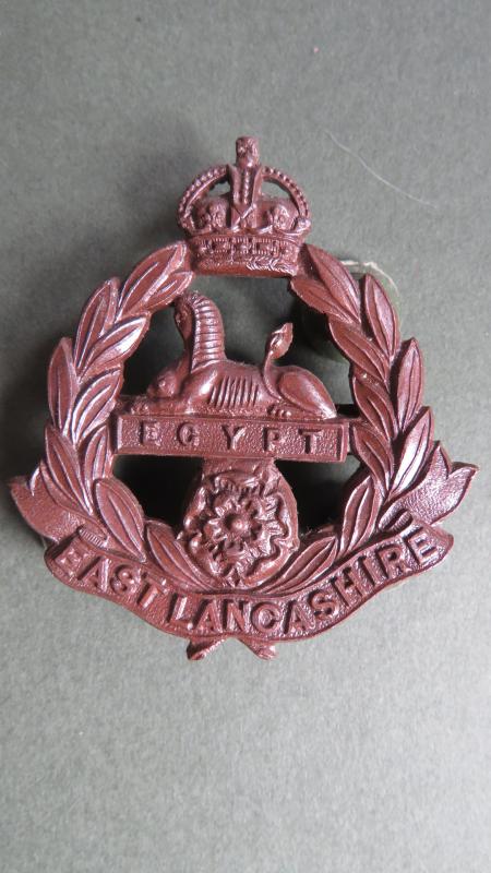 British Army Pre 1953 East Lancashire Regiment Officer's Cap Badge