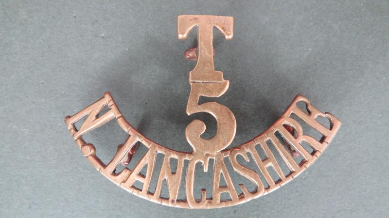 British Army The Loyal Regiment (North Lancashire) Post 1907 5th Battalion, Territorial Shoulder Title