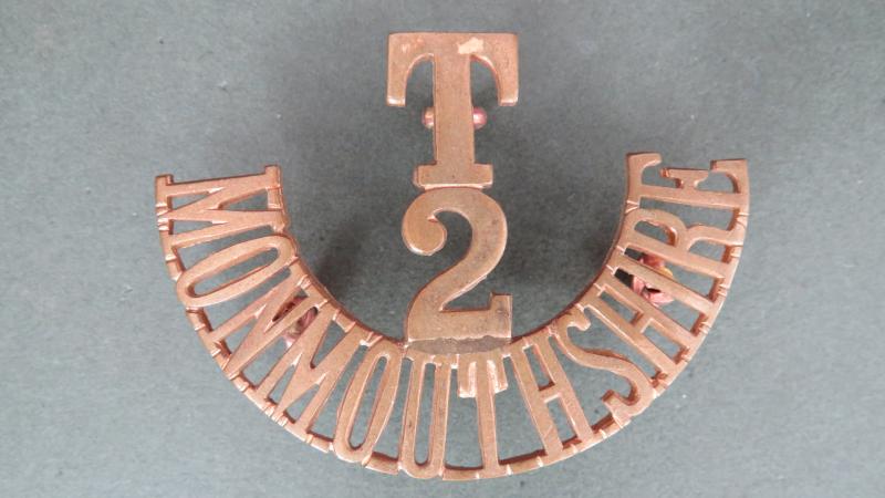 British Army The Monmouthshire Regiment, 2nd Battalion, Territorial Shoulder Title