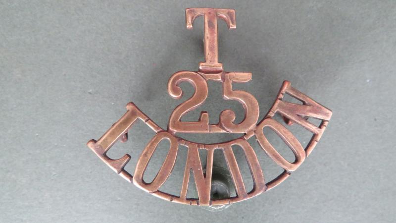 British Army 25th London Regiment (Cyclist) Shoulder Title