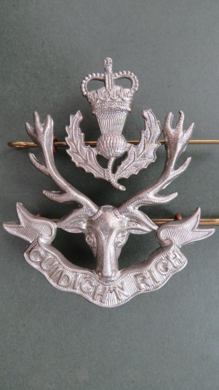 British Army The Queen's Own Highlanders (Seaforth and Camerons) Cap Badge