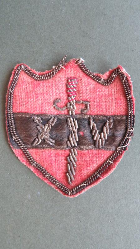 British Army WW2 14th Army Officers Formation Sign