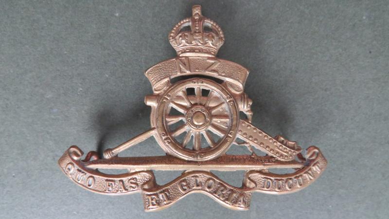 New Zealand Army Post WW1 Artillery Regiment Cap Badge