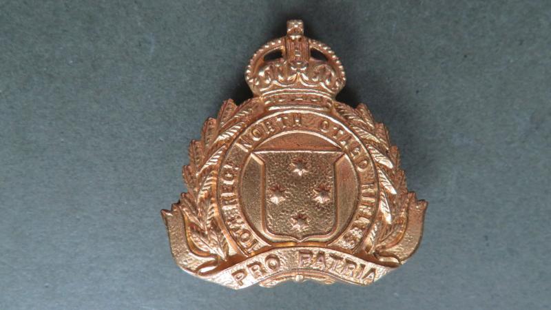 New Zealand Army The 10th (North Otago Rifles) Regiment Cap Badge