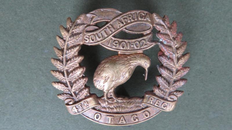 New Zealand Army WW1 Period The 4th Otago Rifles Regiment Cap Badge