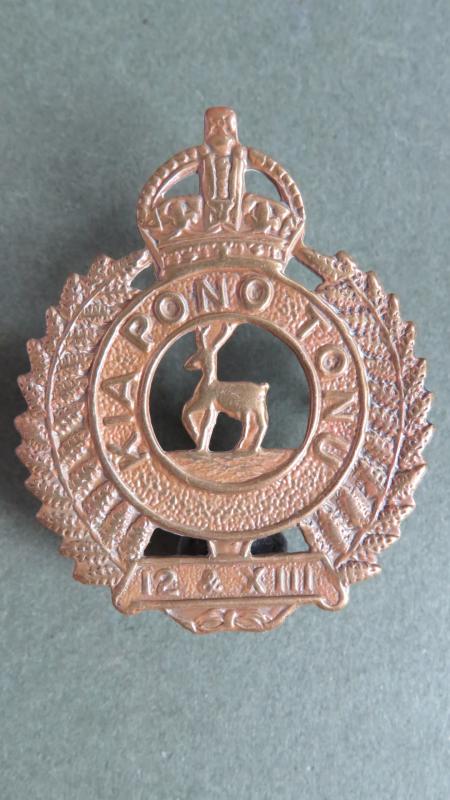 New Zealand Army The Nelson Marlborough & West Coast Regiment Cap Badge