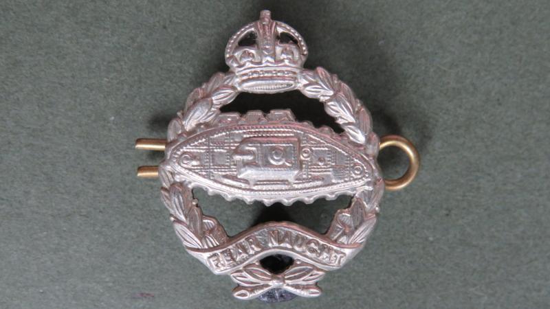 British Army Pre 1953 Royal Tank Regiment Collar Badge