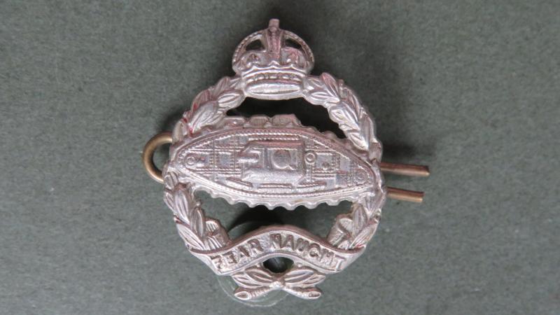 British Army Pre 1953 Royal Tank Regiment Collar Badge