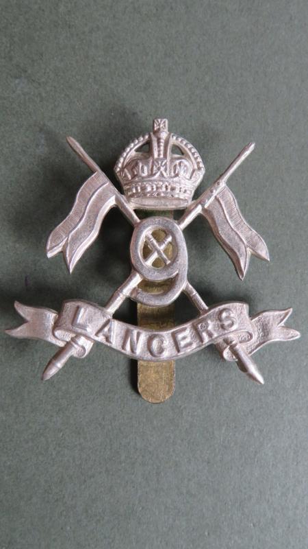 British Army Pre 1953 The 9th Queen's Royal Lancers Cap Badge