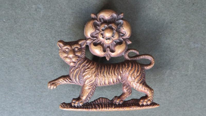 British Army The York and Lancaster Regiment Officers Service Dress Collar Badge