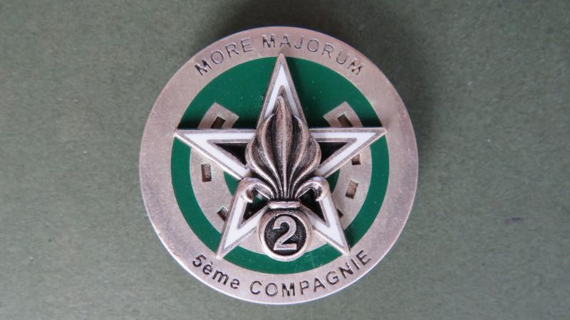 France Foreign Legion 2° Régiment Etranger d’Infanterie, 5° Compagnie Pocket Crest