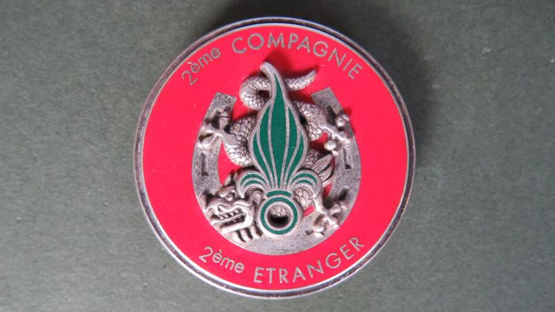 France Foreign Legion 2° Régiment Etranger d’Infanterie, 2° Compagnie Pocket Crest