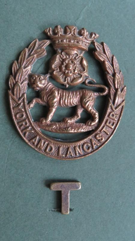 British Army The 5th Battalion, York and Lancaster Regiment Officers' Collar Badge