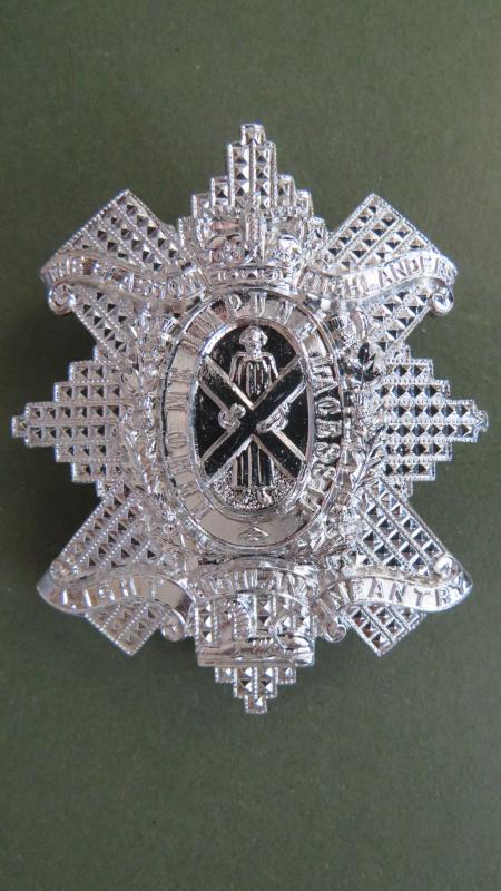 British Army The Glasgow Highlanders, The Highland Light Infantry Glengarry Badge
