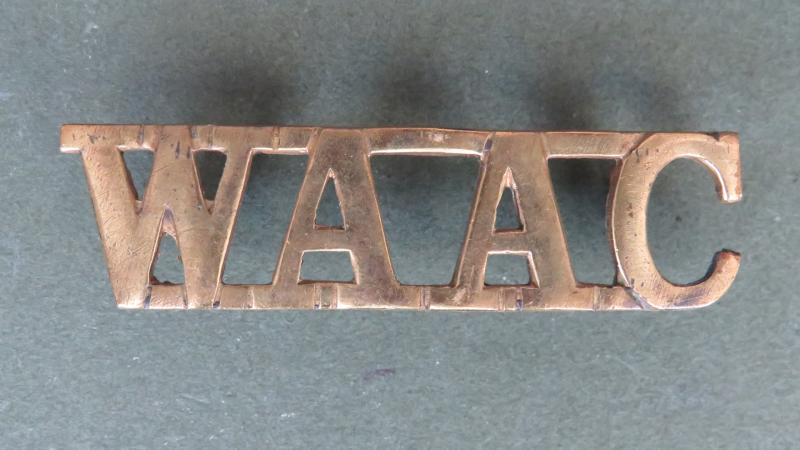British Army W.A.A.C. (Women's Army Auxiliary Corps) Shoulder Title