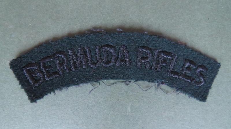 British Commonwealth Pre 1946 Bermuda Rifles Shoulder Title