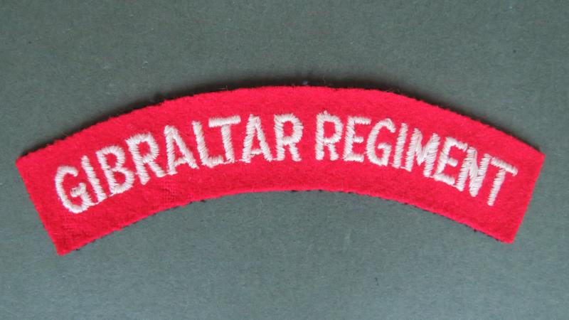 British Commonwealth Gibraltar Regiment Shoulder Title