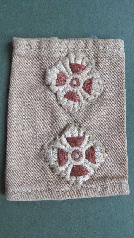 British Army WW2 Period Lieutenant's Tropical Shirt Rank Slide