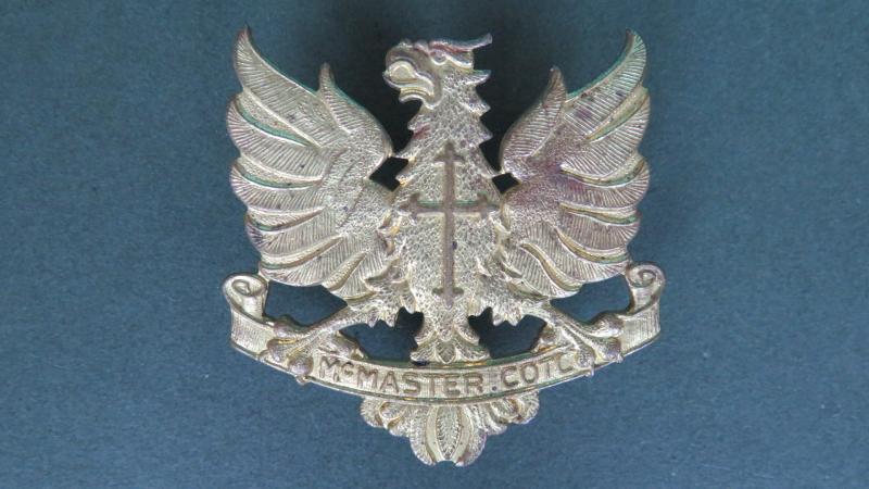 Canada Army McMaster University (C.O.T.C.) Cap Badge