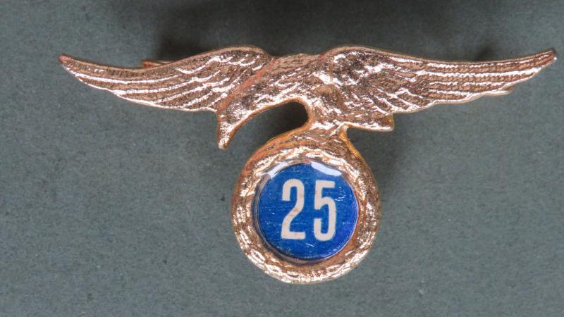 Spain Airborne 25 Parachute Jumps Award Badge