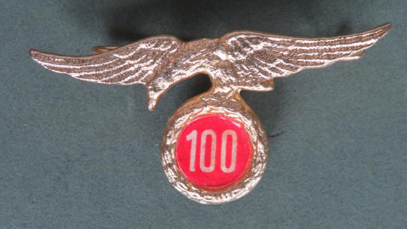 Spain Airborne 100 Parachute Jumps Award Badge