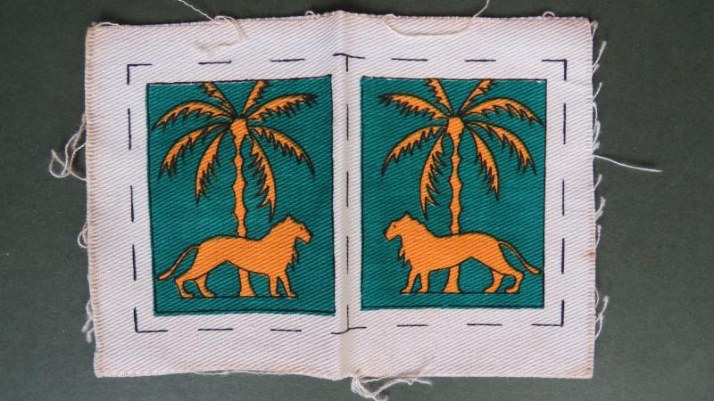 British Army Singapore District Formation Signs