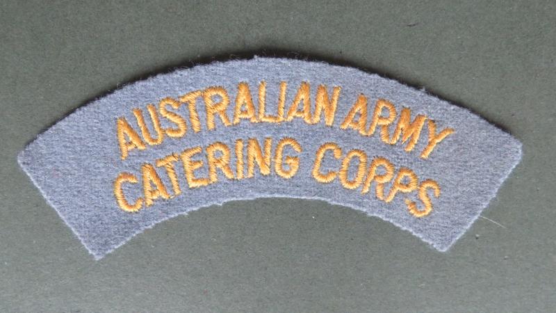 Australia Army 1962-1980's Royal Australian Army Catering Corps Shoulder Title