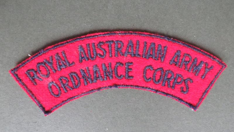 Australia Army Pre 1962 Royal Australian Army Ordnance Corps Shoulder Title
