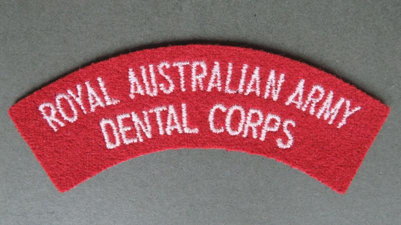 Australia Army Post 1962-1980's Royal Australian Army Dental Corps Shoulder Title
