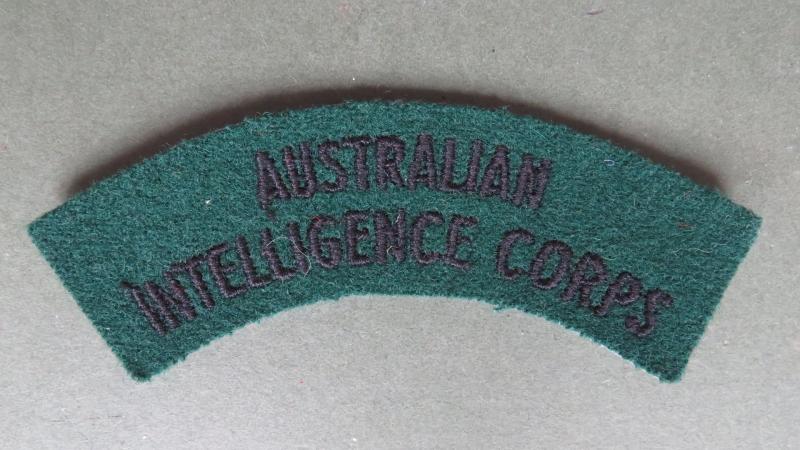 Australia Army Post 1962-1980's Australian Intelligence Corps Shoulder Title