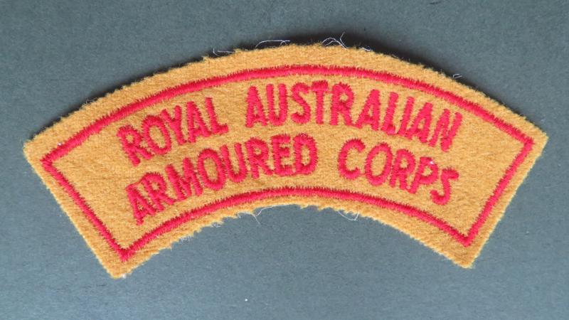 Australia Army Pre 1962 Royal Australian Armoured Corps Shoulder Title