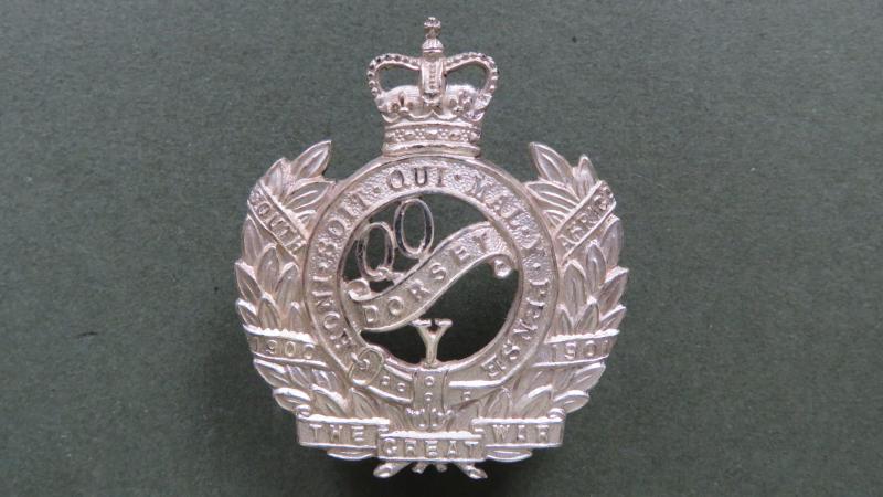 British Army Post 1953 The Queen's Own Dorset Yeomanry Officers Dress Cap Badge