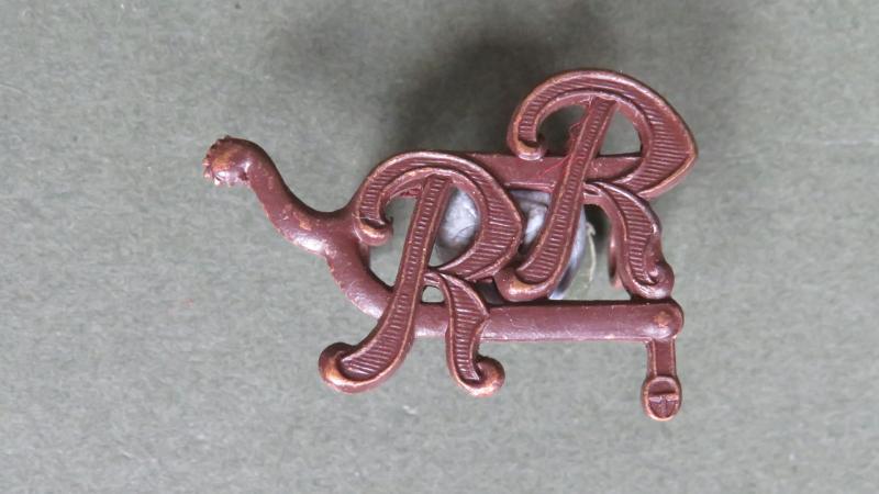 British Army The City of London Yeomanry (Rough Riders) Officers Service Dress Collar Badge