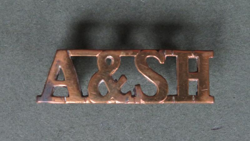 British Army The Argyll and Sutherland Highlanders (Princes Louise's) Shoulder Title