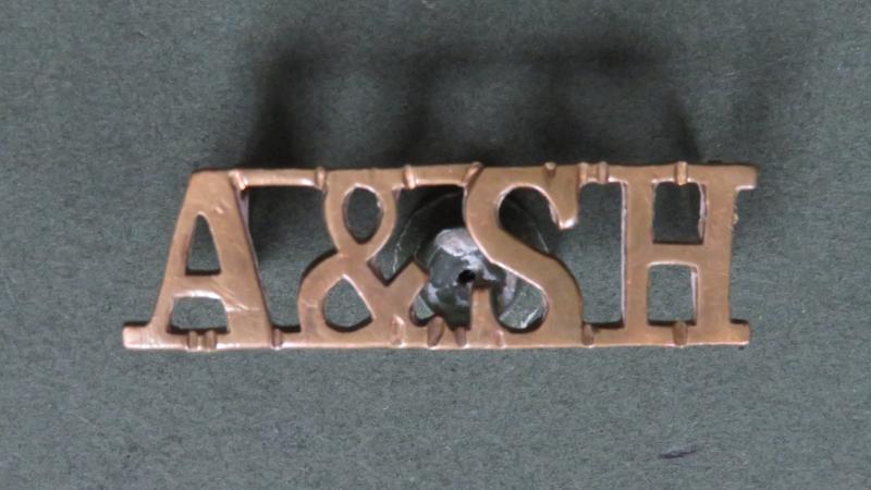 British Army The Argyll and Sutherland Highlanders (Princes Louise's) Shoulder Title