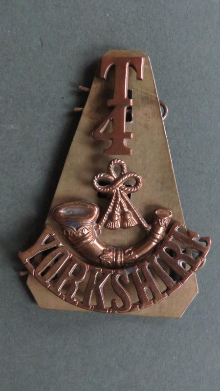 British Army 4th Battalion, The King's Own Yorkshire Light Infantry Shoulder Title