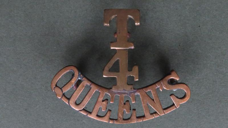 British Army The Queen's Royal Regiment (West Surrey), 4th Battalion, Territorial Shoulder Title
