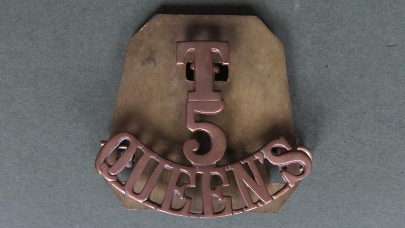 British Army The Queen's Royal Regiment (West Surrey), 5th Battalion, Territorial Shoulder Title
