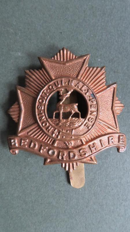 British Army WW1 Economy The Bedfordshire Regiment Cap Badge