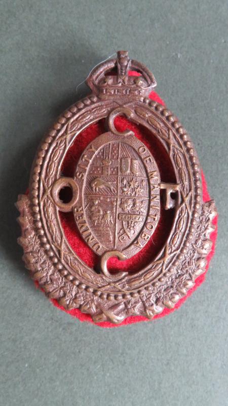 Canada Army The University of Manitoba Canadian Officers Training Corps Cap Badge