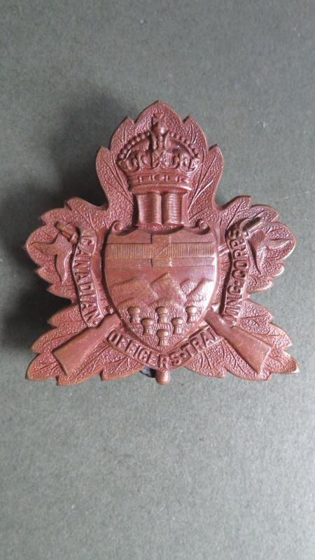 Canada Army University of Alberta Contingent Canadian Officers Training Corps Cap Badge