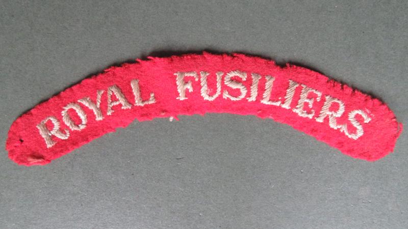 British Army Pre WW2 Royal Fusiliers Shoulder Title
